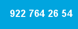 922 764 26 54 922 764 26 54